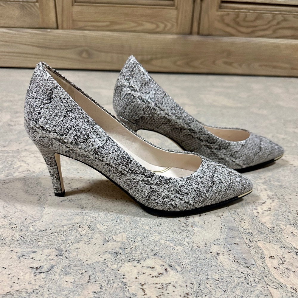 Cole Haan Grand Ambition Snake Print Cushioned Pumps NEW Size 7.5